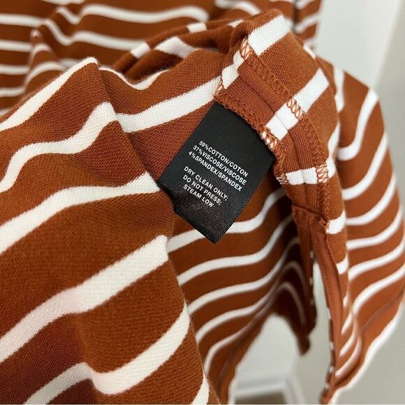 Lafayette 148 New York Breton Stripe Daytona Shift Dress - Picture 6 of 8